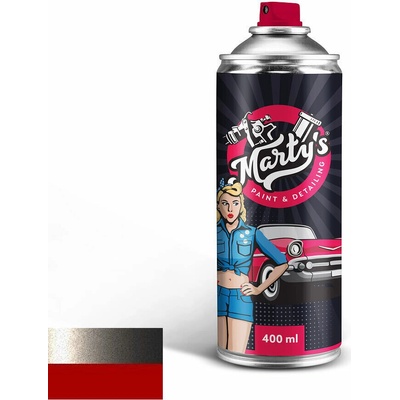 Marty's Autolak ve spreji Hyundai MGL Oem Multi Tone odstín GF barva Šedá 400ml