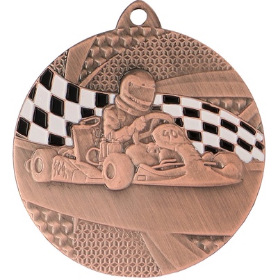 Designová kovová medaile Motosport Bronz 5 cm