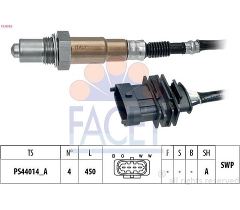 Lambda sonda FACET 10.8362