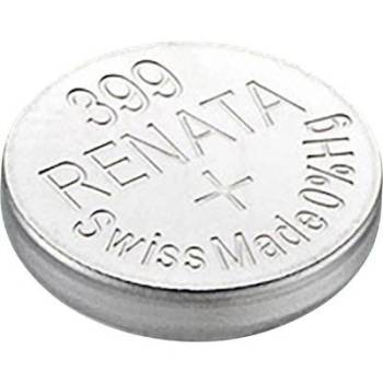 Renata 399 клетка с монета, сребърен оксид, 1, 55 V, 53 mAh, Renata R927W, SR57, SR927, SR926, V399, D399, 613, W, 280-44, SB-BP, AG7 (399. CU MF) (399. CU MF) (399.CU MF)