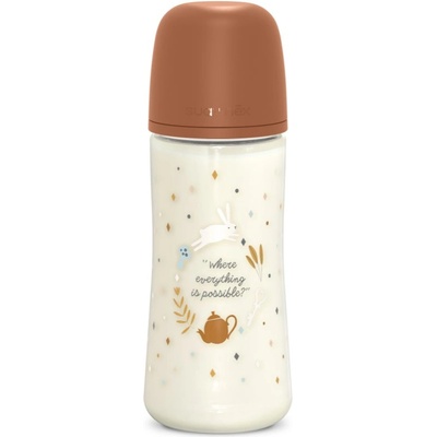 Suavinex Wonderland SX Pro Physiological Anti-Colic бебешко шише L Dense Flow 6 m+ Brown