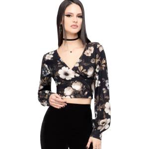 KILLSTAR дамска блуза с дълъг ръкав (crop top) KILLSTAR - STELLAR HOUR - Multi - KSRA014840