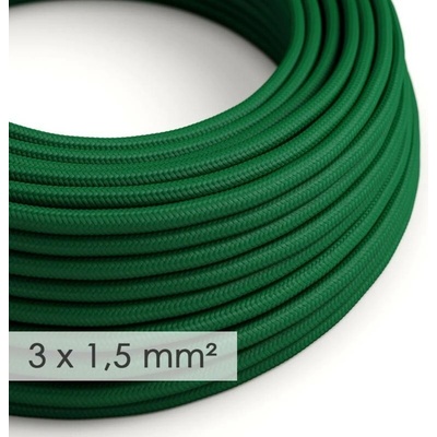 Creative Cables RM21 3x1,5mm² zelený 1 m