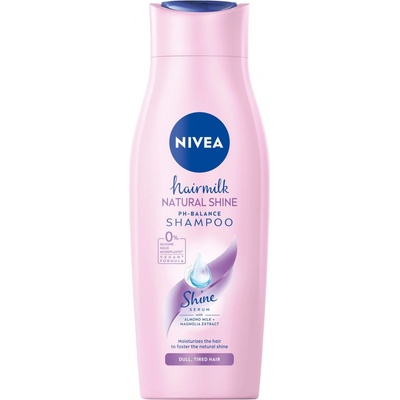 Nivea Hair Milk Shine šampón s mliečnymi a hodvábnymi proteínmi 250 ml