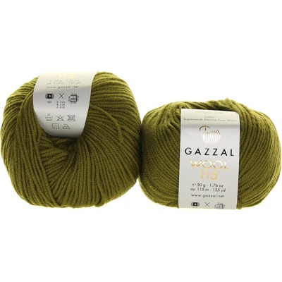 Gazzal Wool 115 3327 khaki