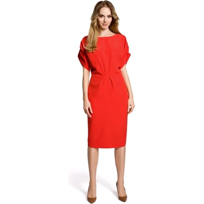 MOE Елегантна дамска рокля в червен цвят M364MO-M364-red - Червен, размер S