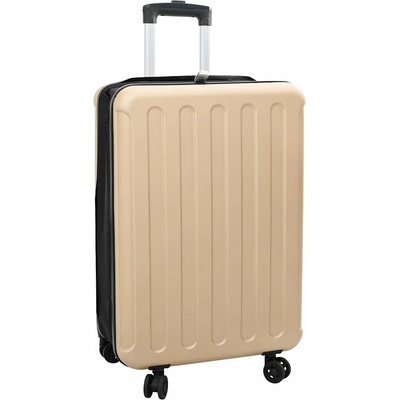 vidaXL Куфар с заключване Шампанско 43 x 27 x 66 см ABS пластмаса (42006255)