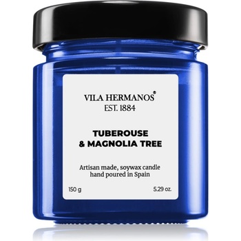 Vila Hermanos Apothecary Cobalt Blue Tuberose & Magnolia Tree ароматна свещ 150 гр