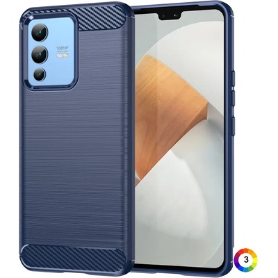 vivo S12 5G / V23 5G Удароустойчив Carbon Fiber Калъф и Протектор