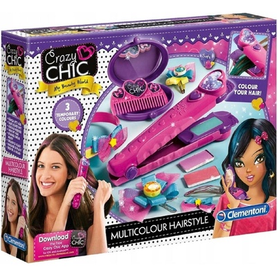 Clementoni Crazy Chic Vlasový make up Multicolour Hairstyle 78519