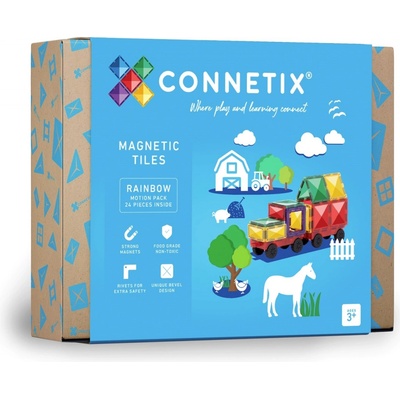 Connetix Rainbow Motion Pack 24 ks – Zboží Dáma