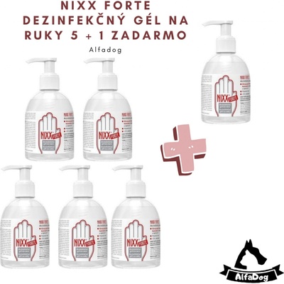 Nixx Forte dizinfekční gel na ruce s dávkovačem 250 ml