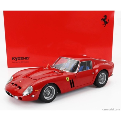 Kyosho Ferrari 250 Gto 3.0l V12 Coupe Team Pierre Noblet N 19 2nd 24h Le Mans 1962 J.guichet P.noblet Červená Bílá Modrá 1:18