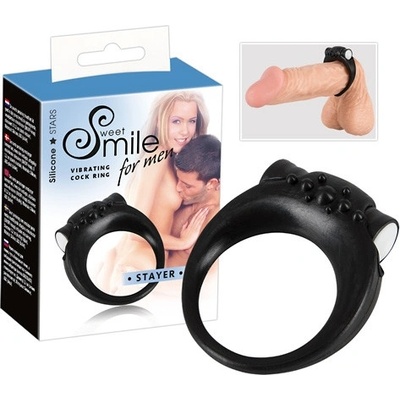 SWEET SMILE VIBRATING COCK RING