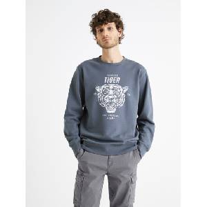 Celio Син мъжки суитчър с щампа Celio Begrif Celio | Sin | МЪЖЕ | S