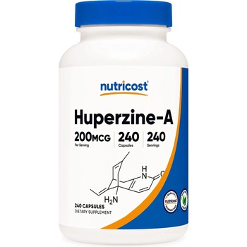 Nutricost Huperzine-A, 200 mcg, 240 капсули, Nutricost