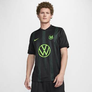 Nike Футболна фланелка Nike Wolfsburg Away Shirt 2024 2025 Adults - Black