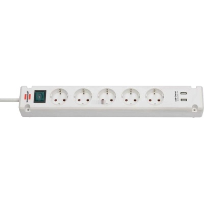 brennenstuhl 5 Plug + 2 USB 3 m Switch (1150660325)
