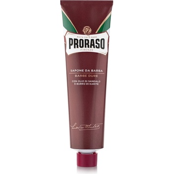 Proraso Red Line Coarse Beards Shaving Soap in a Tube Sandalwood 150 ml