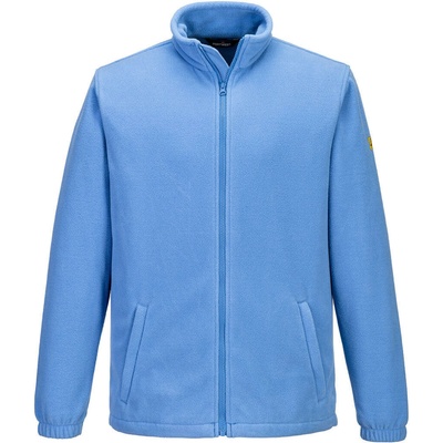 Portwest AS26 Antistatická fleece bunda ESD svetlomodrá