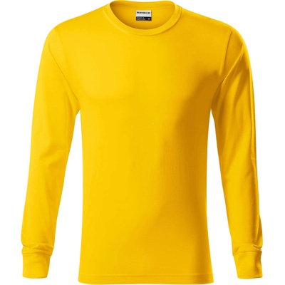 MALFINI Rimeck resist ls r05 / Тениска с дълъг ръкав - жълта xxxl (r050418)
