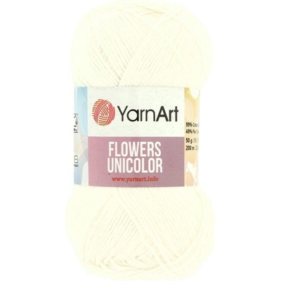 YarnArt Flowers Unicolor máslová 730
