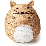 Compactor Детска кошница за играчки от воден зюмбюл естествена ø 40x43 cm Cat - Compactor (RAN11860)