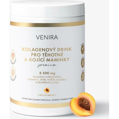 Venira Premium kolagénový drink pre tehotné a dojčiace mamičky marhuľa 324 g