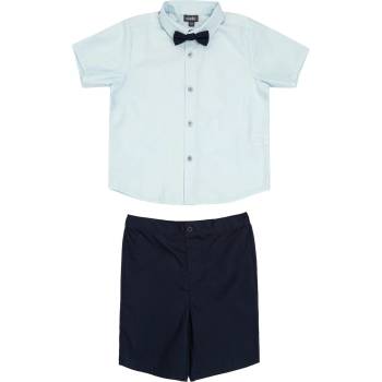 Studio Детски комплект Studio Younger Boy Occasion 3 Piece Short Set - BLUE/NAVY