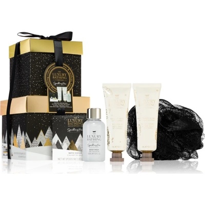 Grace Cole Luxury Bathing krém na ruce a nehty 50 ml + tělový krém 50 ml + sprchový gel 50 ml + přísada do koupele 80 g dárková sada