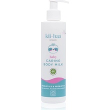 kii-baa organic Baby Caring Body Milk s probiotiky a prebiotiky pro děti od narození 250 ml