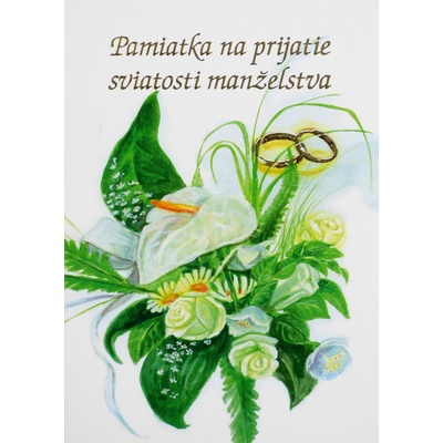 Pamiatka na prijatie sviatosti manželstva