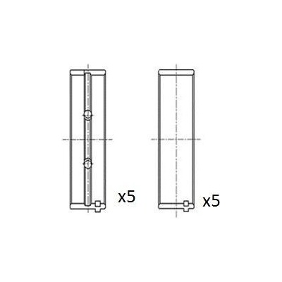 Miska ložiska kľukového hriadeľa FAI AutoParts BM1011-STD