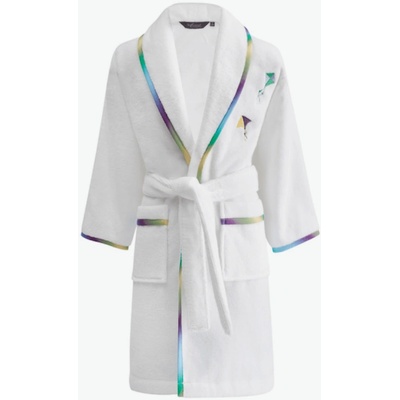 Soft Cotton Detský župan Rainbow Boy v darčekovom balení Biela