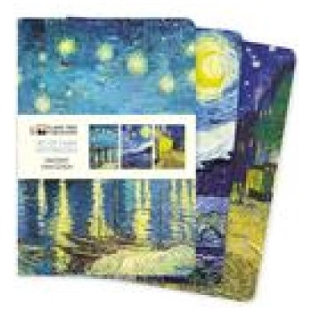 Flame Tree Publishing Vincent van Gogh Set of 3 Midi Notebooks