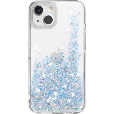 SwitchEasy Starfield Case - дизайнерски хибриден удароустойчив кейс за iPhone 13 (син)
