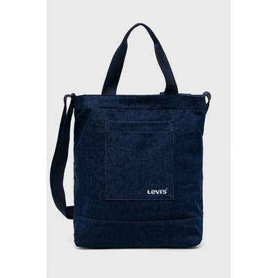 Levi's Памучна чанта Levi's в тъмносиньо (D7545.0013)