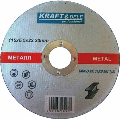 Kraft & Dele Brusný kotouč 115 x 6,0 x 22,23 mm KD1942