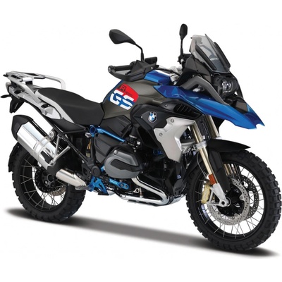 MAISTO MODEL BMW R 1200 GS 2017 ŠEDÁ 1:18