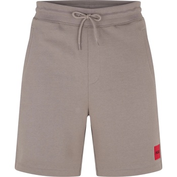 Hugo Поларени къси панталони Hugo Mens HUGO Jogger Fleece Shorts with Logo Detail - Soft Cotton-Blend Jersey - Brown 237