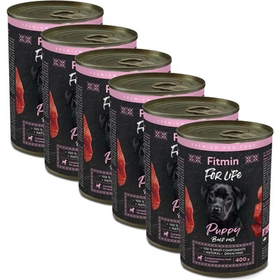 Консерва Fitmin For Life PUPPY Говеждо 6 x 400 г