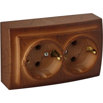 NILSON КОНТАКТ ДВОЕН ОТКРИТ МОНТАЖ ОРЕХ nilson themis