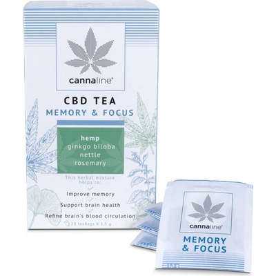 CANNALINE CBD Čaj MEMORY 30 g