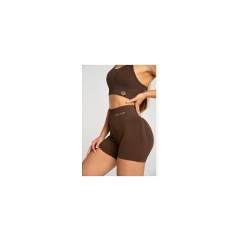 Gym Glamour šortky push up 2.0 Dark Chocolate