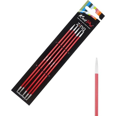 Kovové ponožkové jehlice KnitPro Zing 15 cm 2,50 mm – Zbozi.Blesk.cz