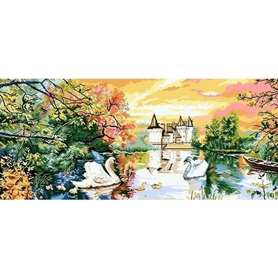 Казанлъшки гоблени Гоблен Замъкът с лебедите Anchor (Немски)