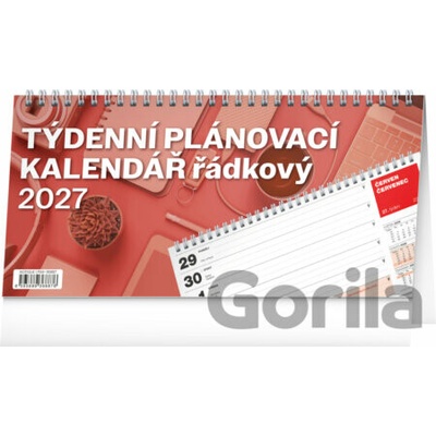 Plánovací řádkový stolní autor neuvedený 2027
