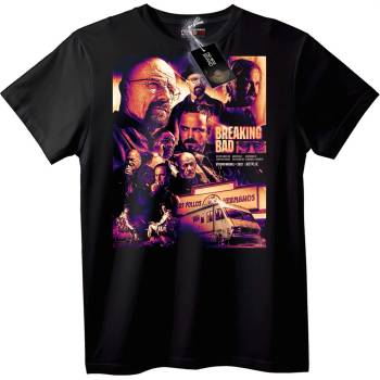 NOONEBRAND Тениска Breaking Bad - XS, Black