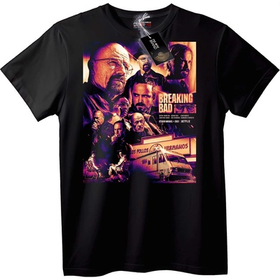 NOONEBRAND Тениска Breaking Bad - XS, Black