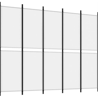 VidaXL Paraván 350234 250 x 200 cm bílý